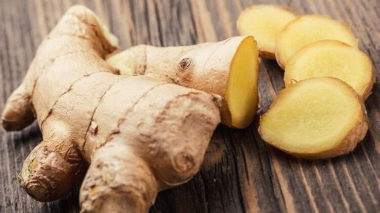 Ginger root to boost